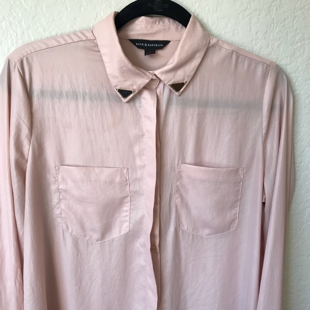 Rock & Republic Button Up Blouse - Picture 2 of 5